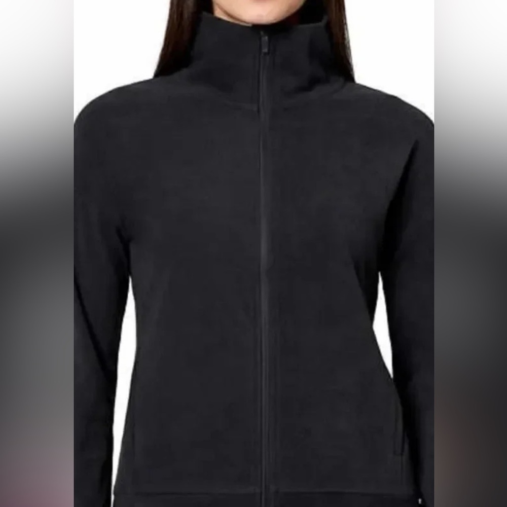 Mondetta Black Fleece Zip front Jacket CA14442